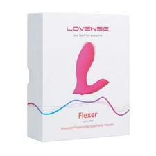 New Lovense Flexer Dual Panty Vibrator - Pink Free Shipping