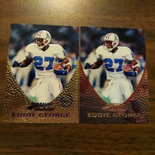 2 Eddie George OILERS 1997 Action Packed FIRST & GOLD IMPRESSIONS #9 NFL Cards