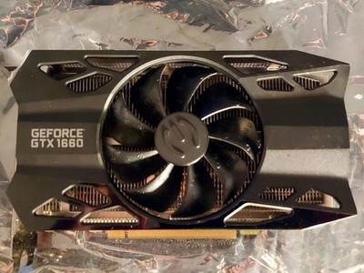 Tested GOOD EVGA NVidia GeForce GTX 1660 6GB GDDR5 PCIe Graphics Video Card GPU