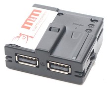 Audi A4 8W B9 Facelift Avant 5Q0035726L USB-Anschlüsse hinten Port Buchse