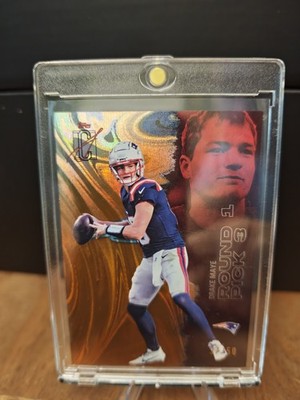 Drake Maye 2025 Topps Signature 37/50 Orange Lava Patriots