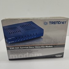 TRENDnet TFM-560X 56K External Data/Fax/ TAM Modem New in Box