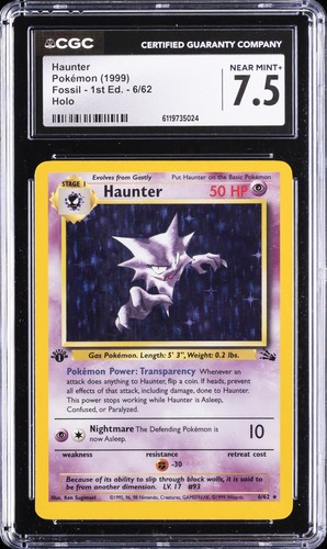 Haunter (1st Edition) graded CGC 7.5 for sale on eBay