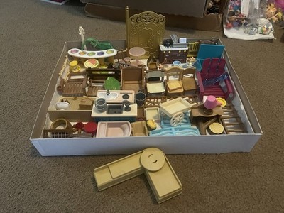 Calico Critters Sylvanian Families Figures Lot Cats Dog Squirrels Mice vintage