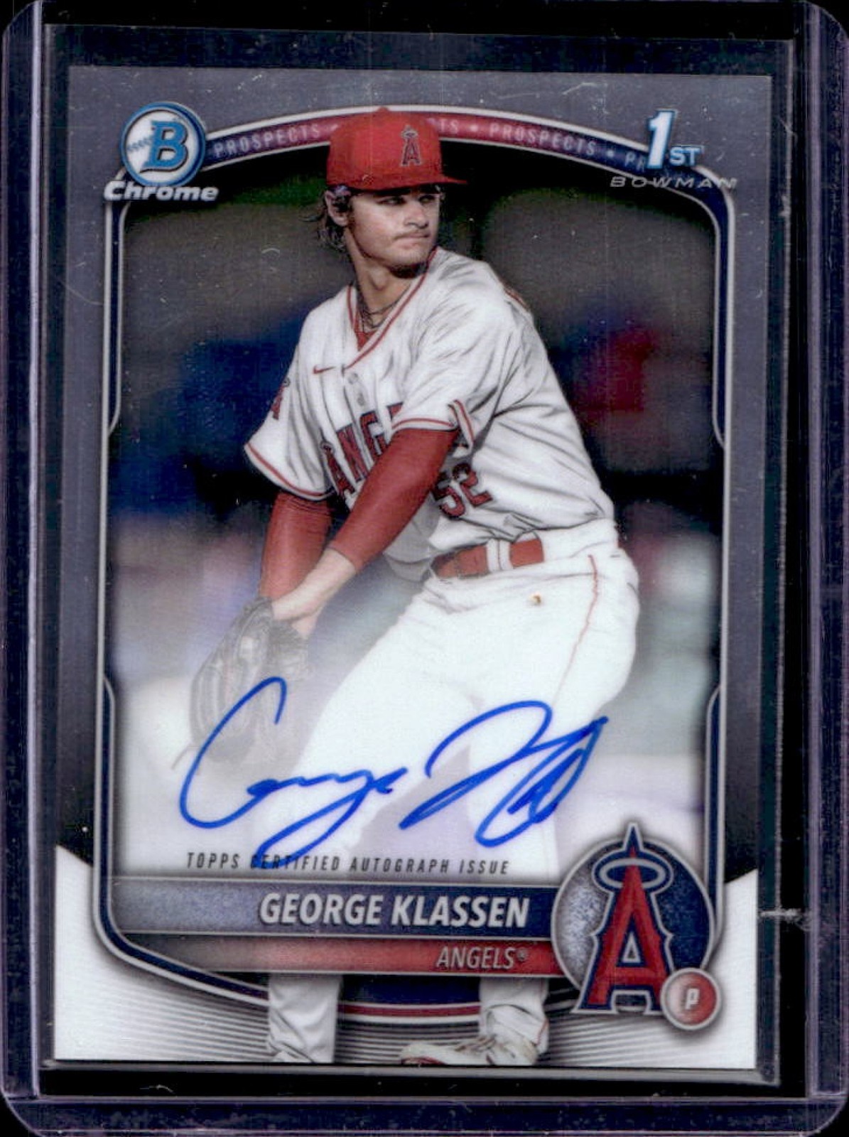2025 Bowman George Klassen Chrome Auto 1st #CPA-GK Angels