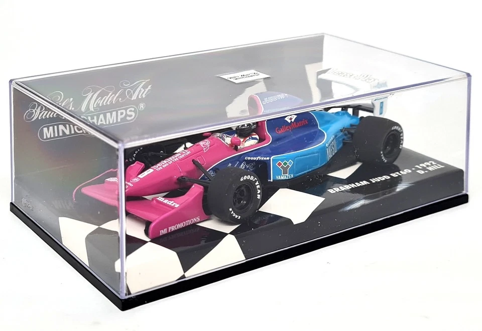 Minichamps 1/43 - Brabham Judd BT60 1992 Damon Hill F1 Diecast Scale Model Car - Image 2 of 4