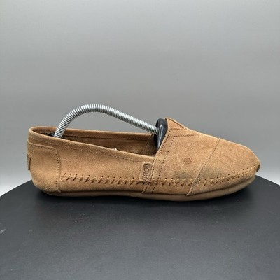 Bobs Skechers Rain Dance Suede Loafers Women 7 Brown 