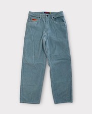 Empyre Corduroy Pants Mens 30X28 Blue Relax Cords Baggy Skateboarding Grunge Y2K