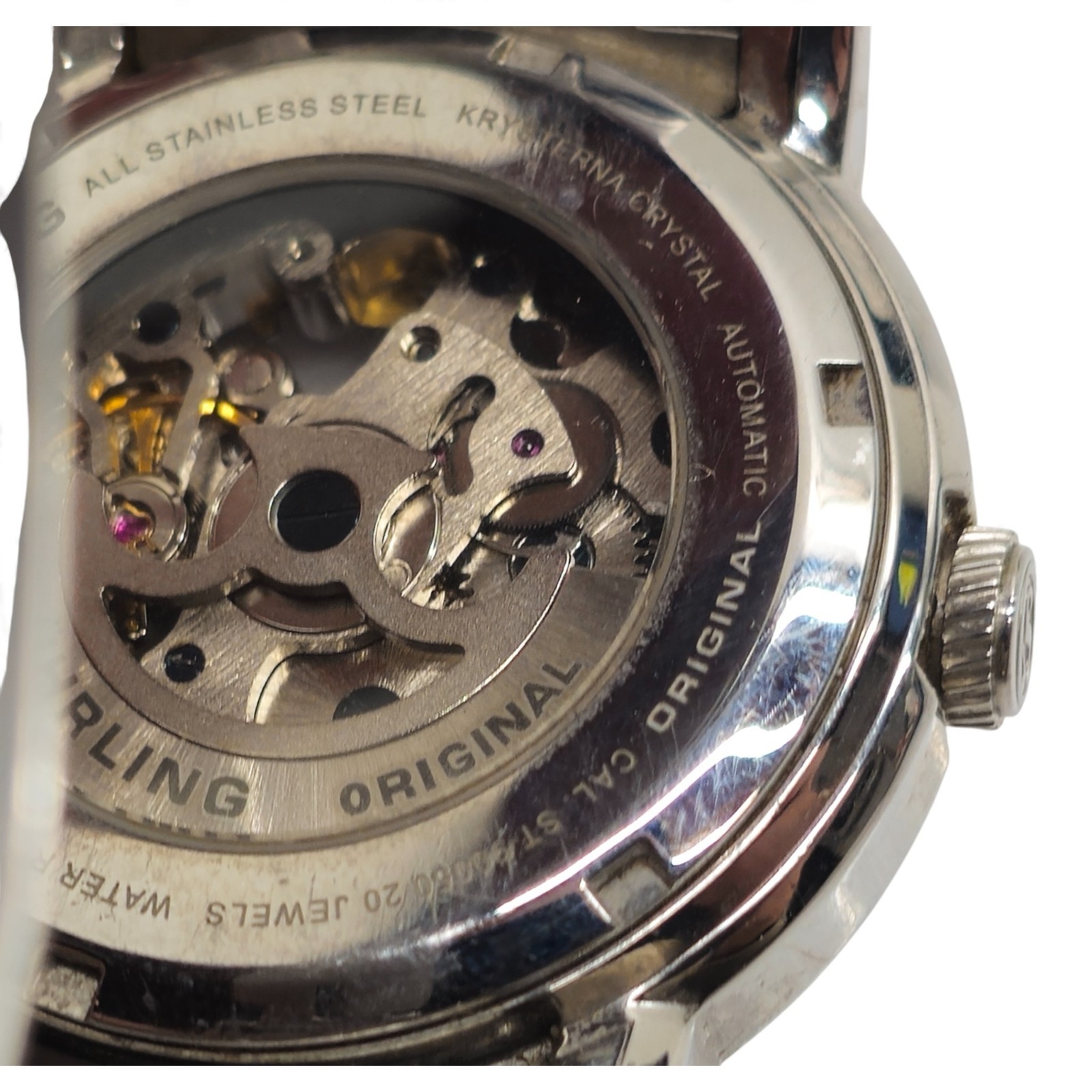 Stuhrling Original Automatic Skeleton Stainless S… - image 7