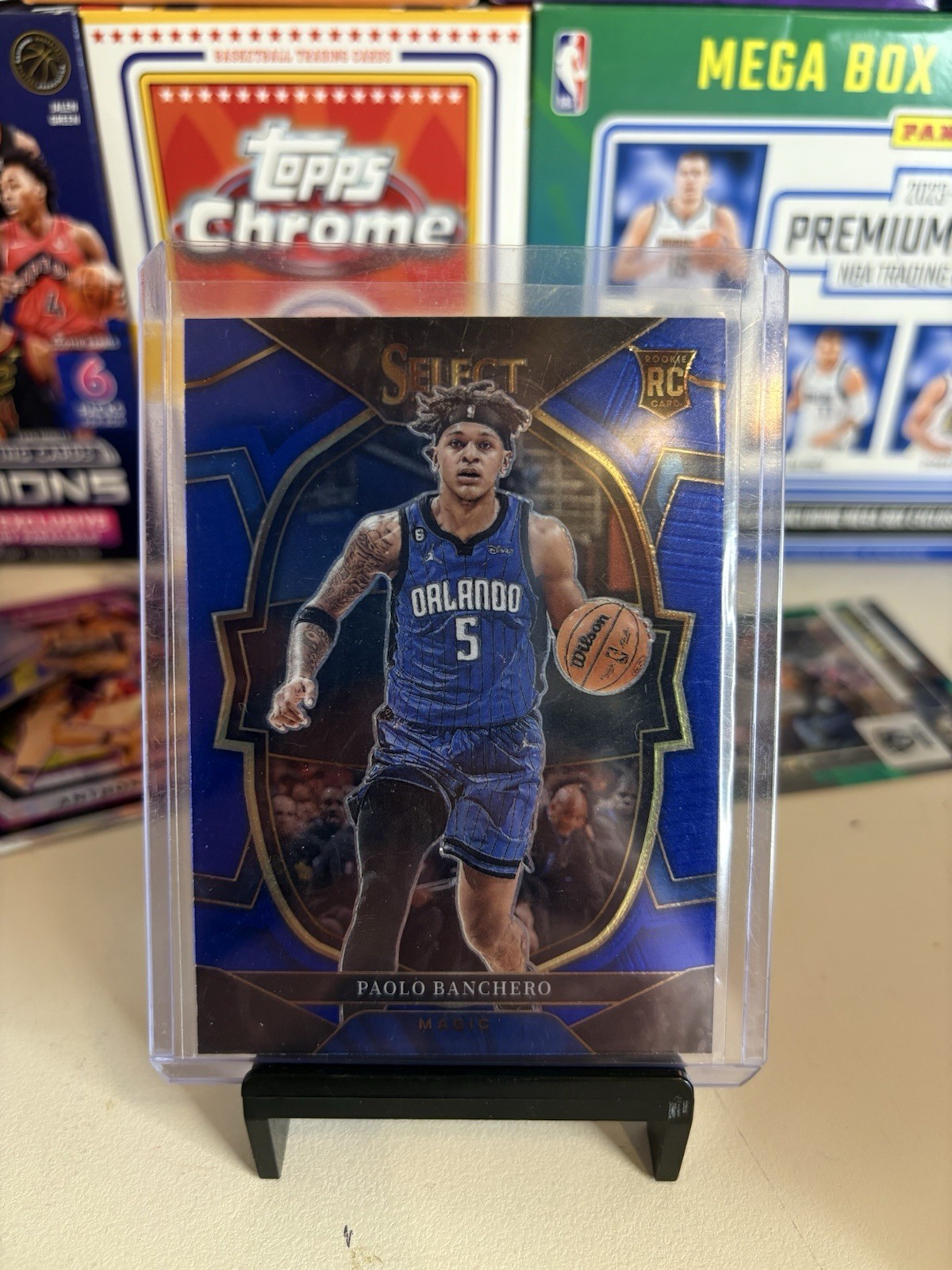 2022-23 Panini Select - Concourse Paolo Banchero #72 Blue Prizm (RC)