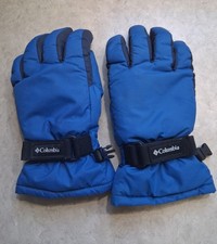 Columbia Winter Lined Gloves Youth Medium Cy9014 Blue