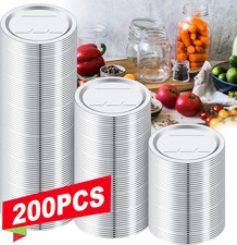 200 PCS Canning Lids Regular Mouth,2.76In Regular Mouth Mason Jar Lids,Ball Jar