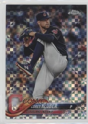 2018 Topps Chrome X-Fractor Corey Kluber #20 b0q