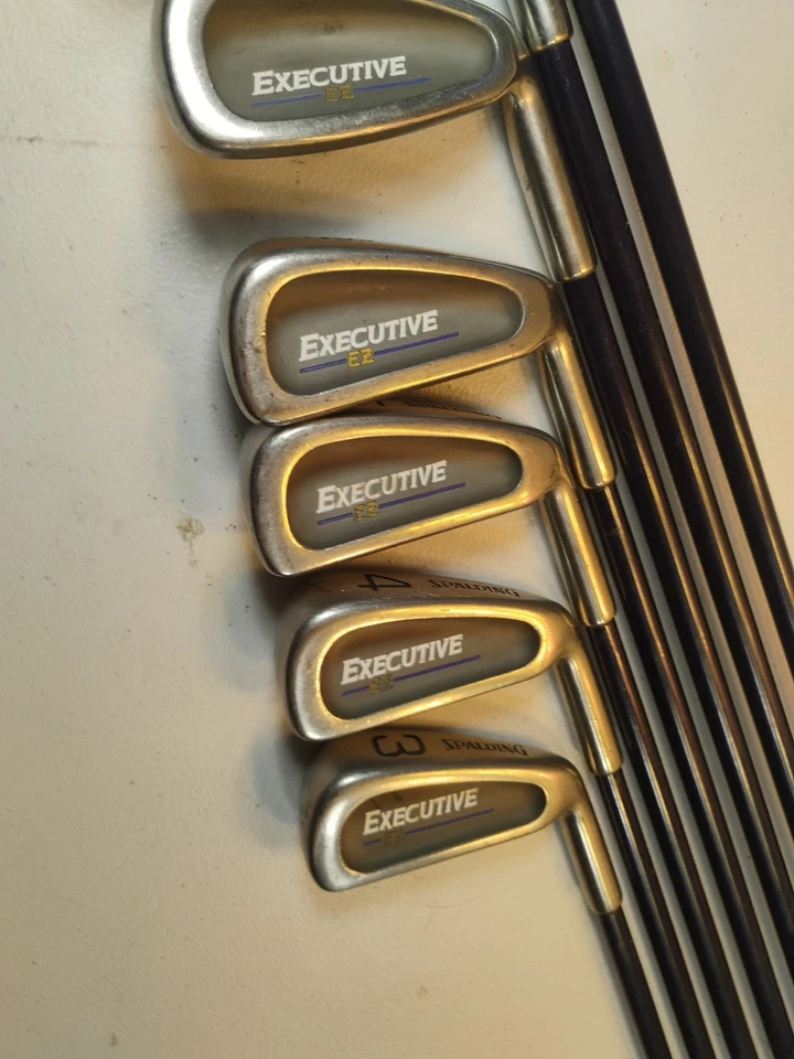 Spalding Executive EZ Golf Club Irons Set 3-PW RH Medium Firm Graphite shaft - Image 3 of 4
