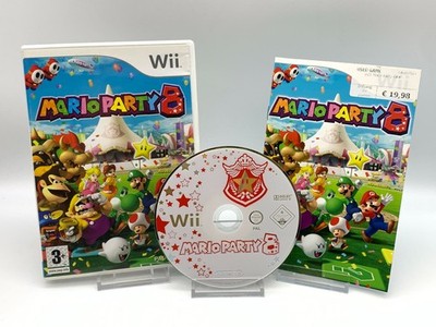 Mario Party 8 (Nintendo Wii) Spiel inkl. Anleitung & OVP [Disc Refurbished]