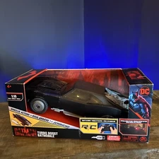 DC THE BATMAN 1:15 Turbo Boost BATMOBILE RC Car Wheelie Action SPIN MASTER NEW
