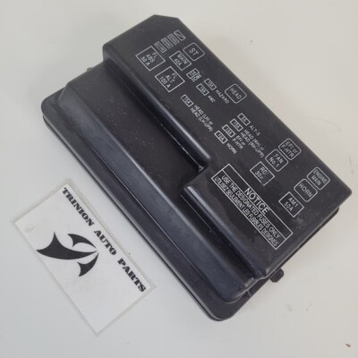 1998-2001 Toyota Corolla Under the Hood Fuse Box Lid Cover Black OEM