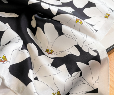 100% Silk 20 small square Scarf Women neckerchief Wrap
