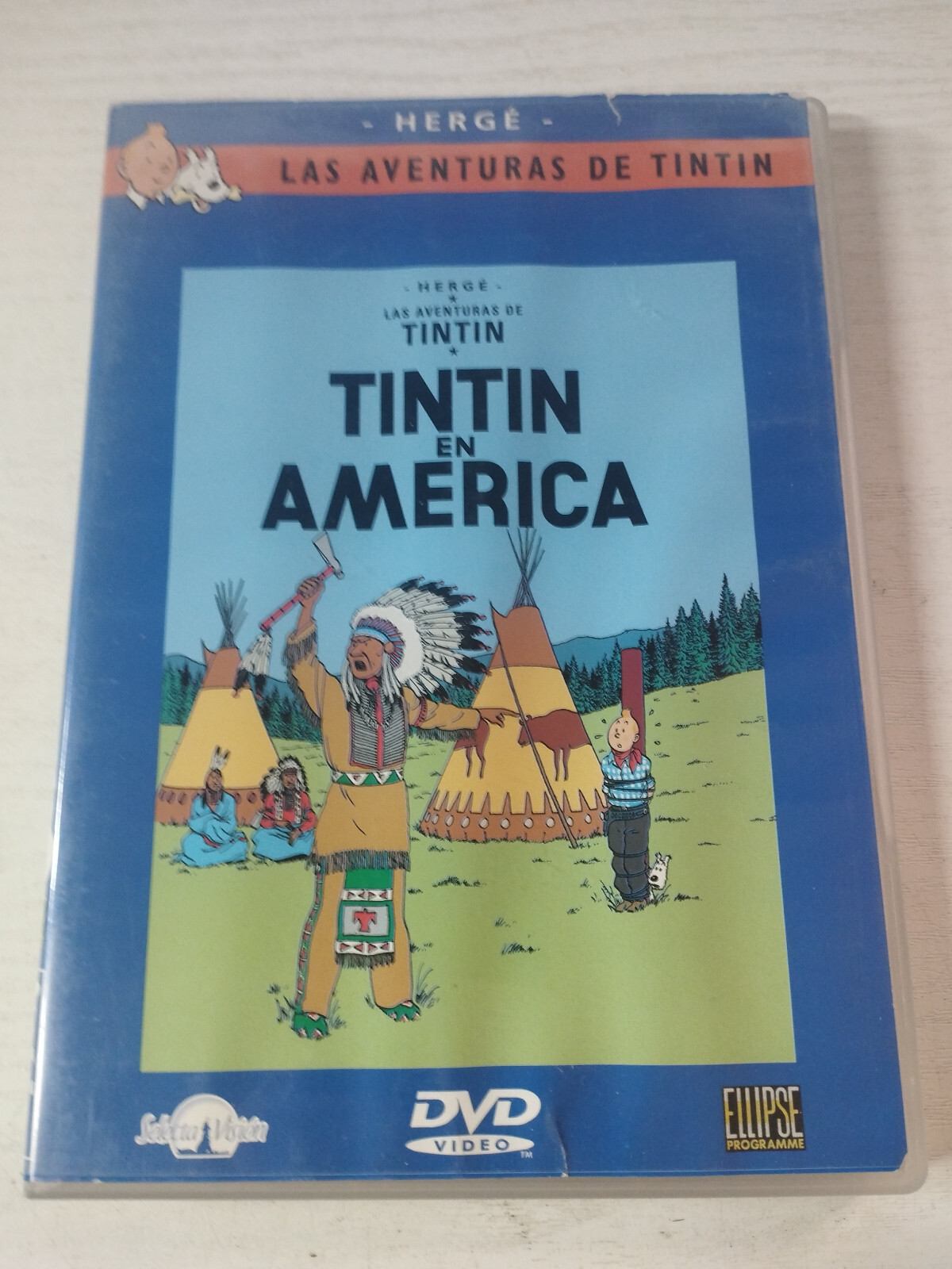 Tintin In America Herge The Adventures De Tintin - DVD Español Ingles Region 2