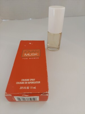 Jovan Musk Cologne Spray .375 Fl OZ New With Box
