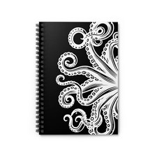 Tentacles Spiral Notebook - Ruled Line - Cthulhu, Lovecraft, Horror