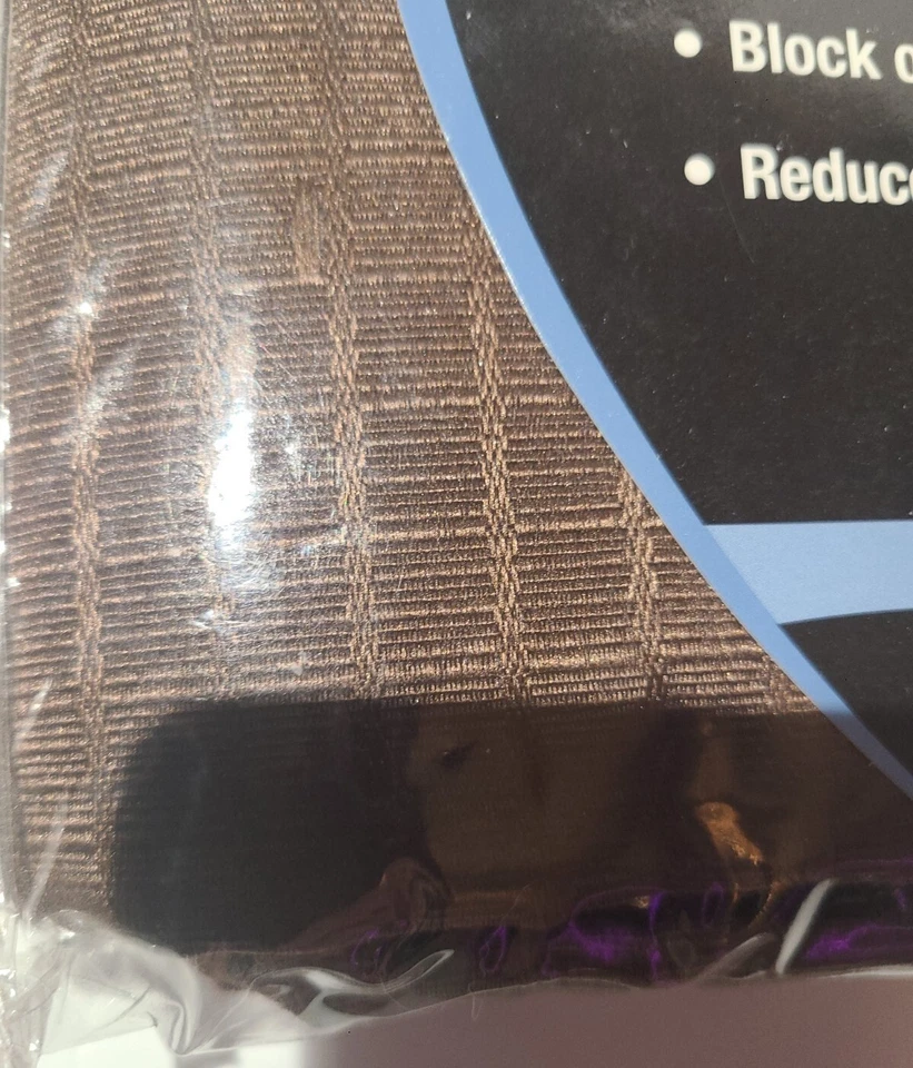 eclipse black out brown curtains 42” x 54" - Image 4 of 4