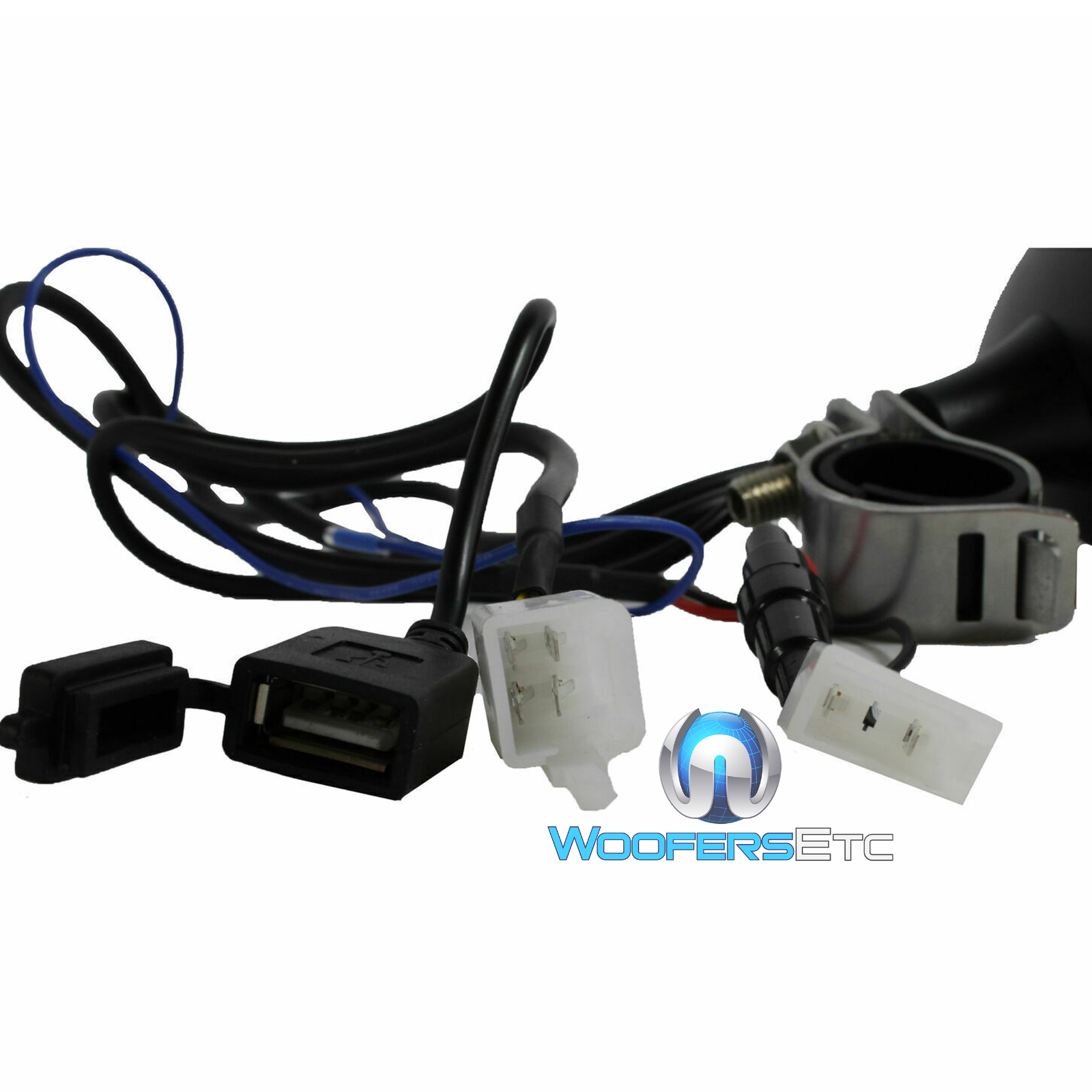 POWER ACOUSTIK MCS22B MOTORCYCLE HANDLEBAR MOUNTED BLUETOOTH AMPLIFIER