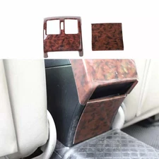 Rear Air Outlet Agate Wood Grain Anti-Kick Panel Cover For Benz C-Class 2008-14