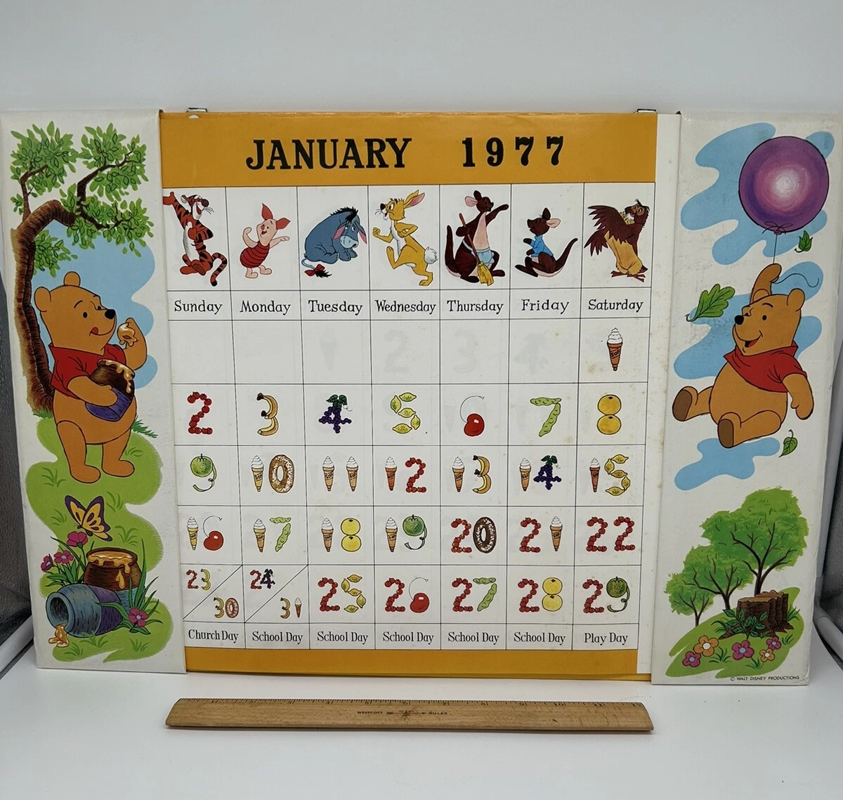 Winnie the Pooh Disney Calendars (1968-Now) for sale | eBay