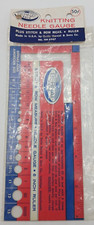 Vintage Bernat Aero Knitting Needle Gauge Stitch  Row Measure 6" Ruler NEW