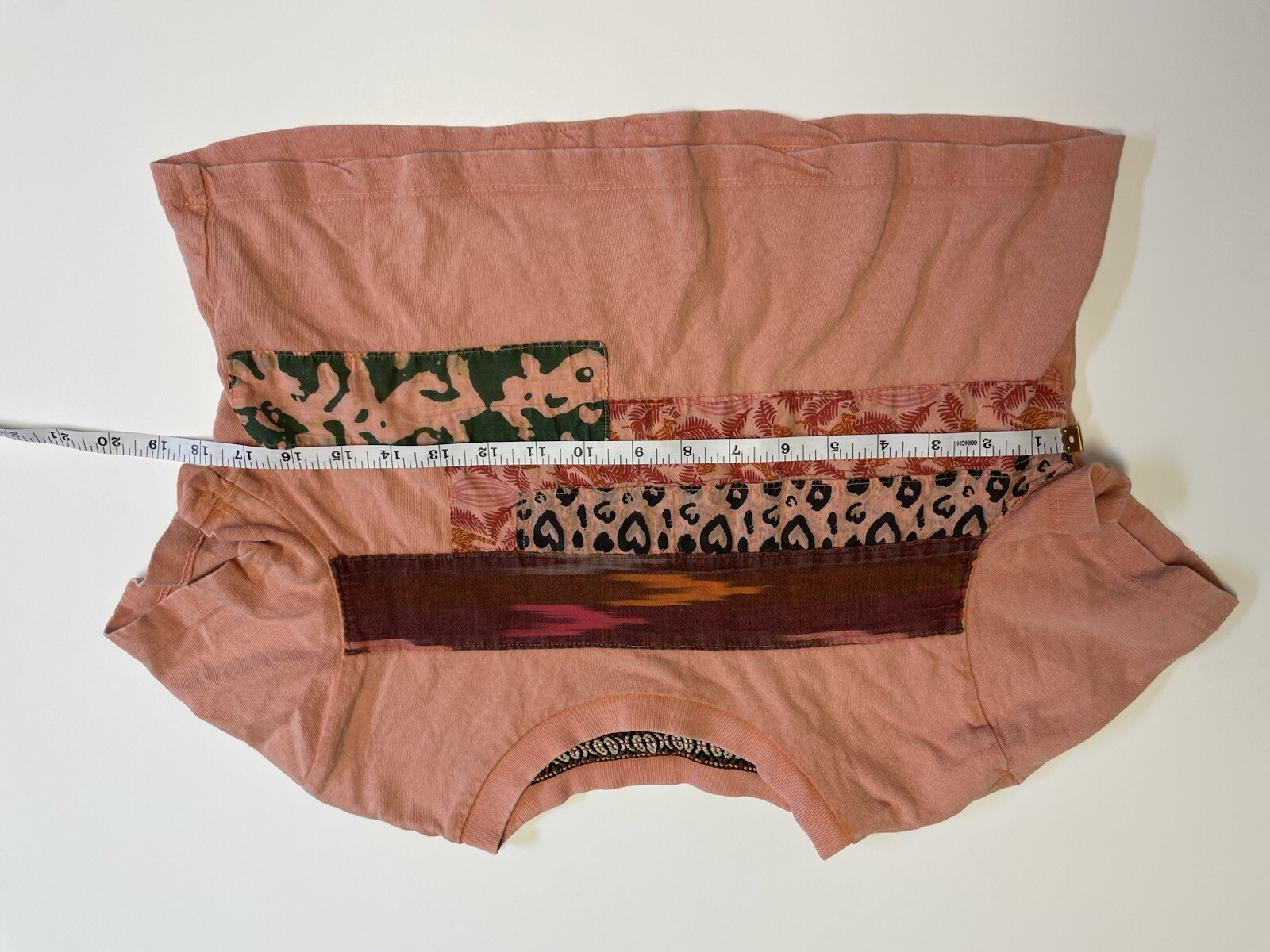 Multi-patterned Quilted Crop Top Cute Boho Unique… - image 6