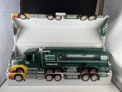 Hess NIB 50th Anniversary Tanker Semi Truck & 1964 Toy Truck Mint