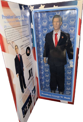 President George W. Bush 2003 Talking Doll 12'' New in Box