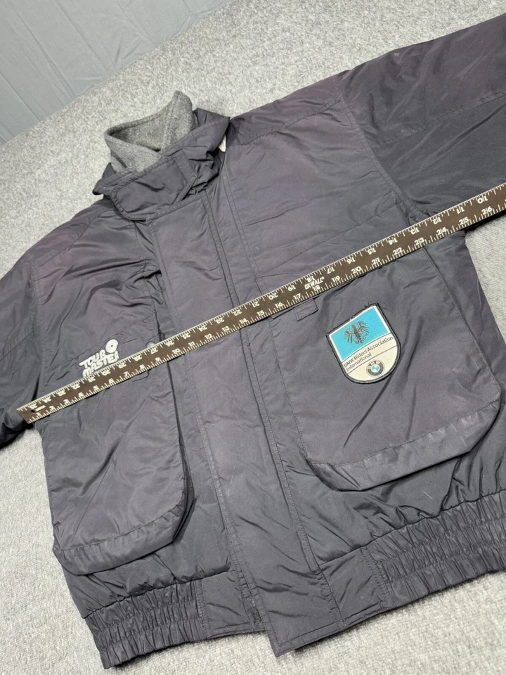 Tour Master BMW Motorcycle Jacket Mens Size l Black Riding Vintage Full Zip - Image 3 of 4