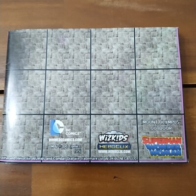 DC Superman Wonder Woman Mount Olympus/ The Daily Planet Heroclix Map