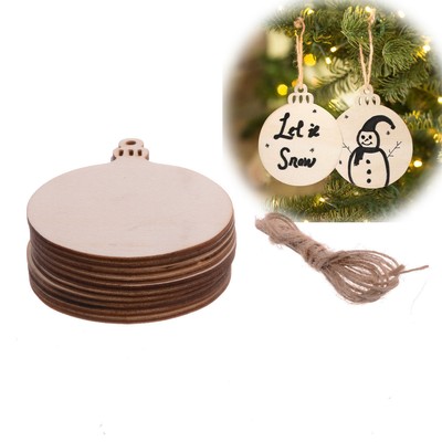 Download Wooden Round Baubles Christmas Mdf Wood Craft Blanks Decorations Painting Diy Ebay PSD Mockup Templates
