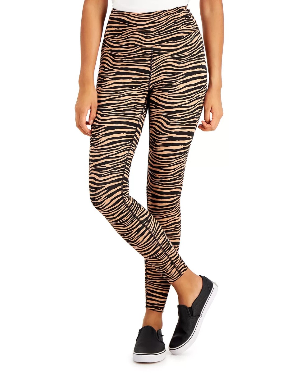 INC International Concepts Tiger Print Compression Leggings S