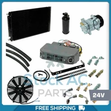 BRAND NEW A/C KIT UNIVERSAL UNDER DASH COMPRESSOR KIT AIR CONDITIONER 24V