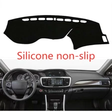 1X Black Inner Dashboard Dash Mat DashMat Sun Cover Pad For Honda Accord 2014-17