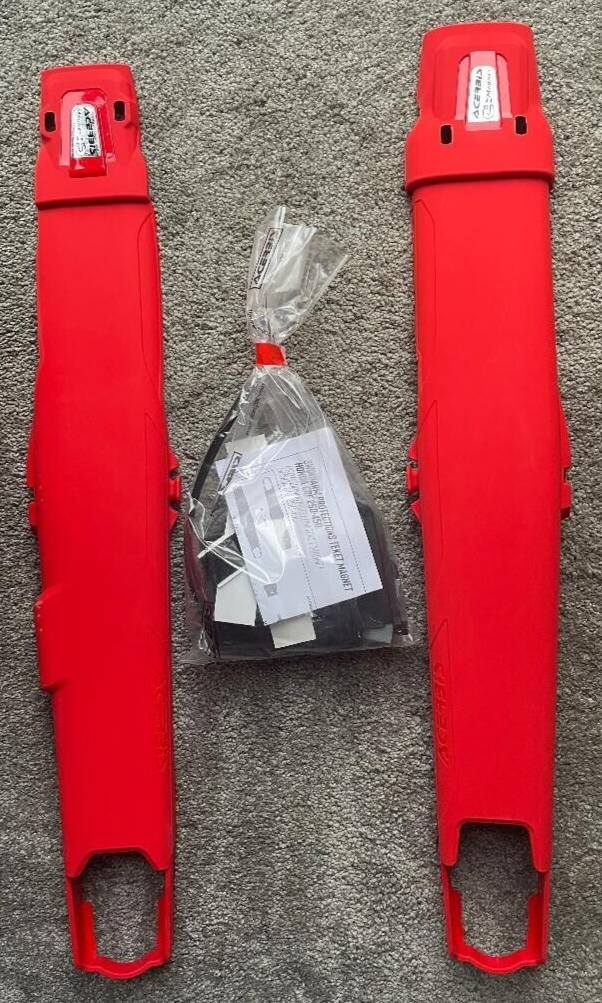 HONDA CRF 450 R RX 2021 - 2024 ACERBIS TEKET MAGNETIC  SWINGARM PROTECTION RED