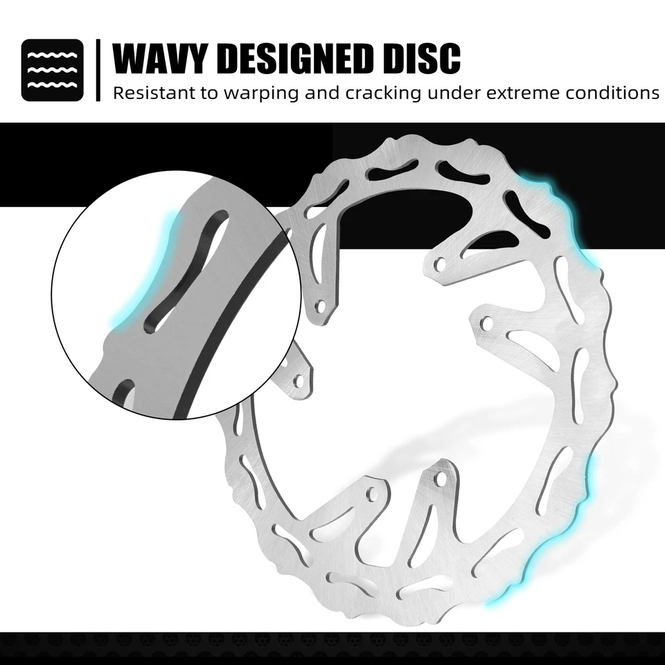 Передний тормозной дисковый ротор для Honda CR125R CR250R CRF250R CRF250X CRF450R CRF450X - Изображение 3 из 4