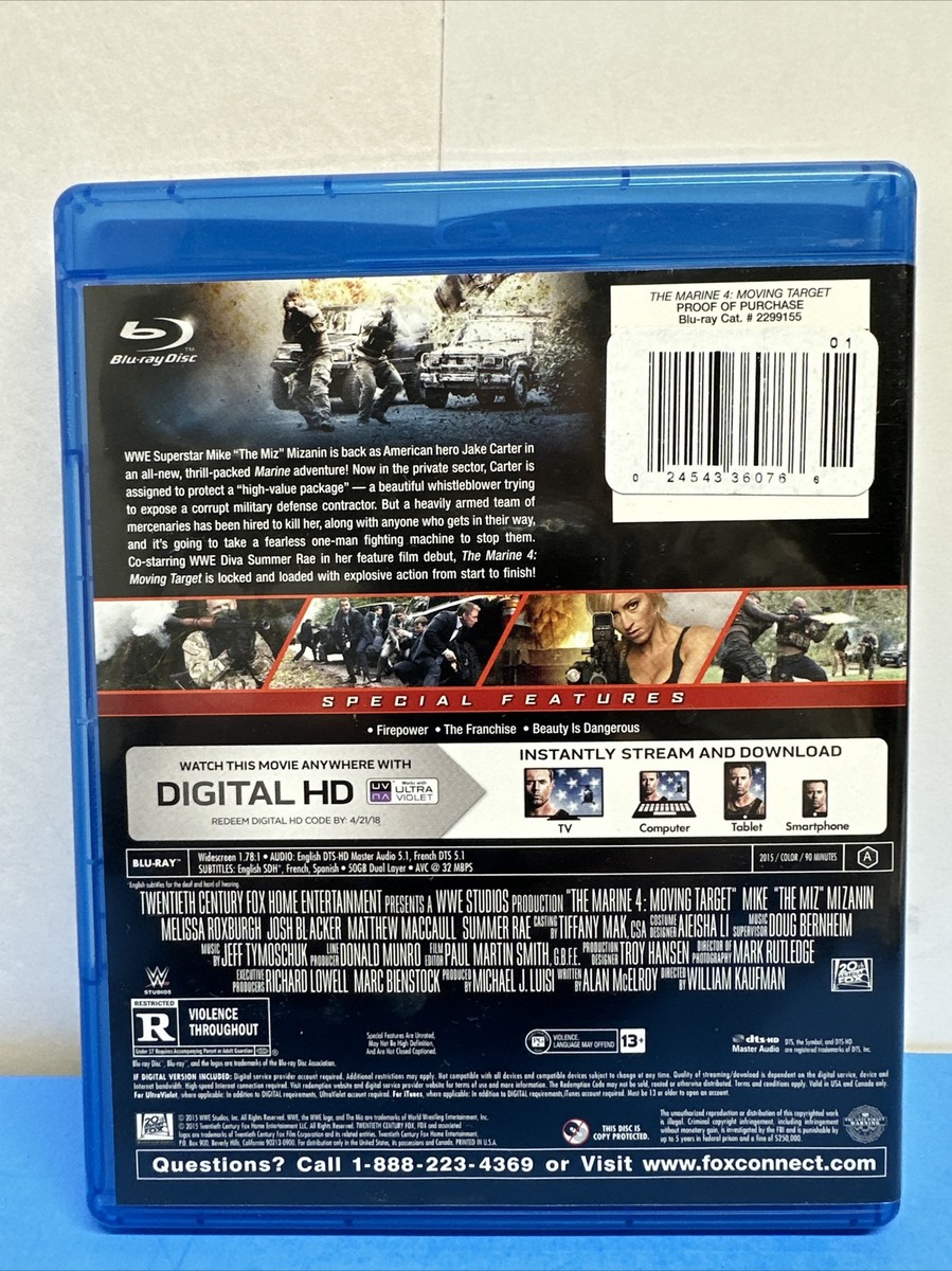 The Marine 4 Moving Target Bluray + Digital HD | eBay