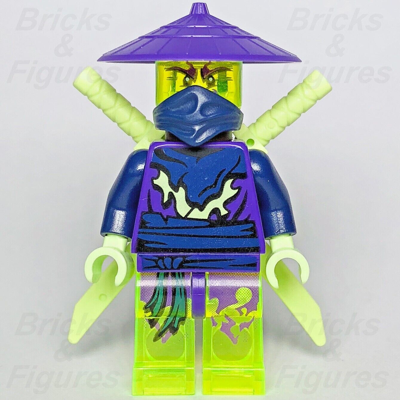 Ninjago LEGO® Ghost Warrior Cowler Minifigure with Scabbard 70736 njo156 New