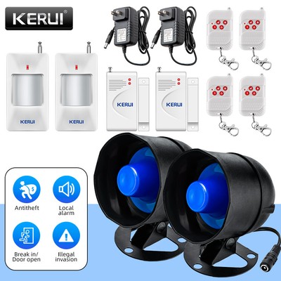 KERUI Home Protection Wireless Burglar Alarm System Garage Security Alert Siren