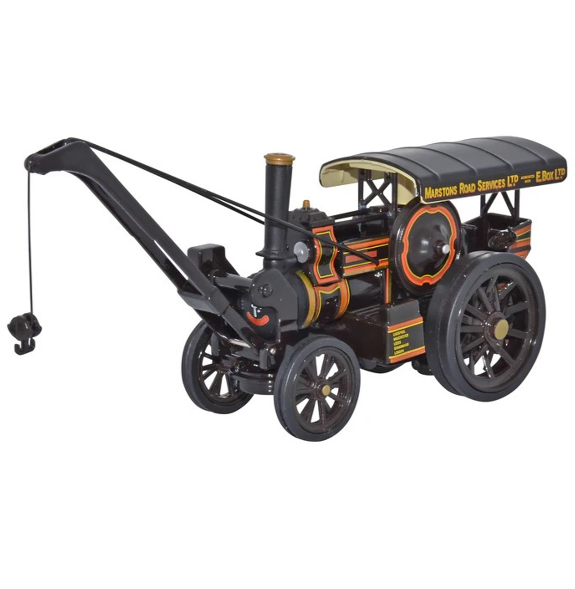 Oxford Diecast New 1:76 Fowler B6 8NHP Crane Engine 17106