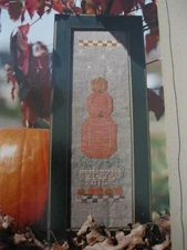 "PUMPKIN PATCH"  CROSS STITCH PATTERN BY FANCI THAT