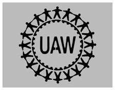 United Auto Workers Union UAW Stencil 8.5" x 11" Sheet FAST FREE SHIPPING