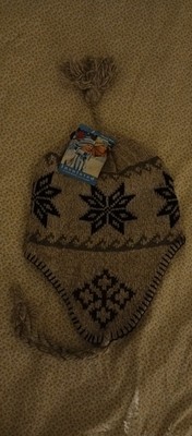 THERMO WEAR ONE SIZE WOOL KNIT HAT INSULATED FOR EXTRA WARMTH SILVER  UNISEX