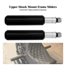 6" Upper Shock Mount Frame Sliders For Harley Sportster 883 1200 48 72 2004-2022