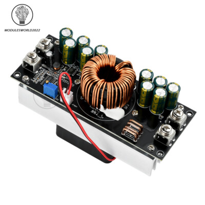 DC Step-Down 1500W Adjustable Buck Power Supply Module 15V-90V to 2.5V-72V 50A